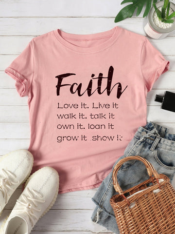 Letter Graphic Tee