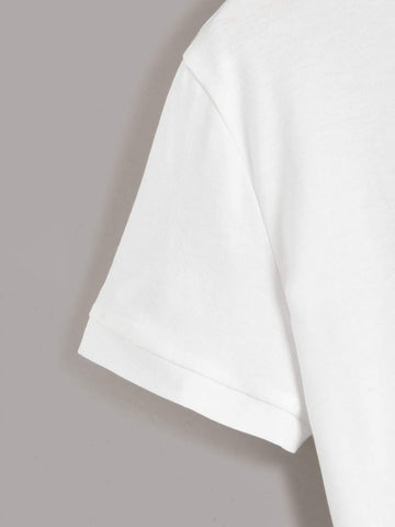 Galaxy & Letter Graphic Tee