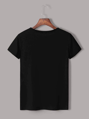 Letter & Dog Graphic Tee