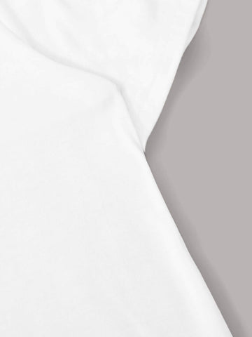 Slogan And Cat Graphic Tee