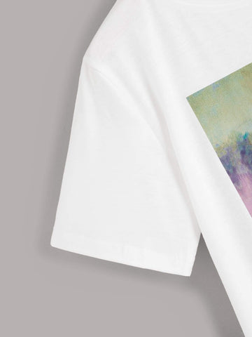 Mona Lisa Print Tee