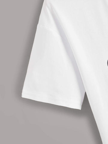 Sunflower & Letter Graphic Tee