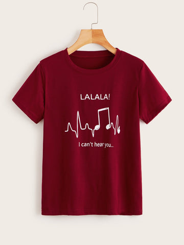Letter Graphic Tee