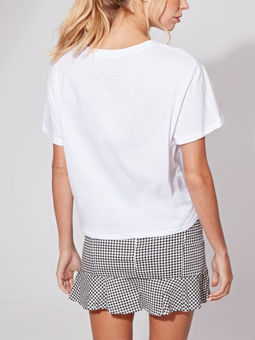 Beautiful Tie Front T-Shirt