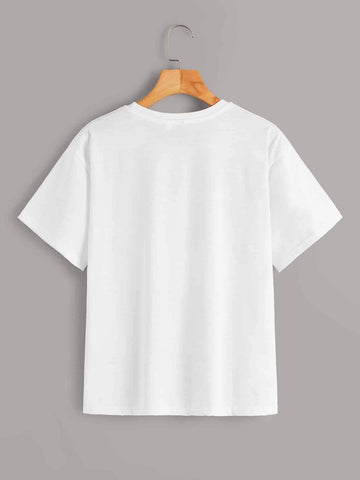 Sun & Letter Graphic Tee