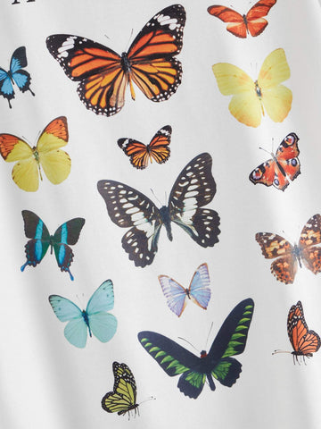Letter & Butterfly Print Tee