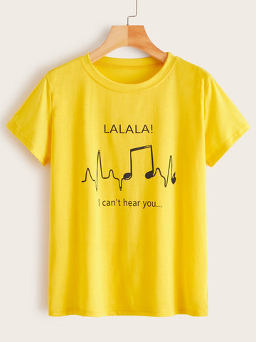 Letter Graphic Tee