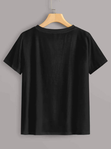 Mona Lisa & Oil Painting Print Tee