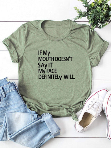 Slogan Graphic Tee