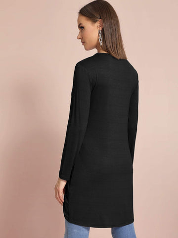 Twist Front High Low Tee