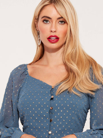 Lurex Texture Blouse