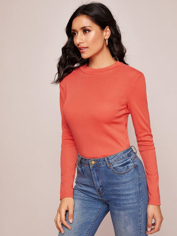 Ribbon Detail Tie Back Tee