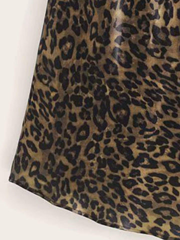 Leopard Print Cami Dress