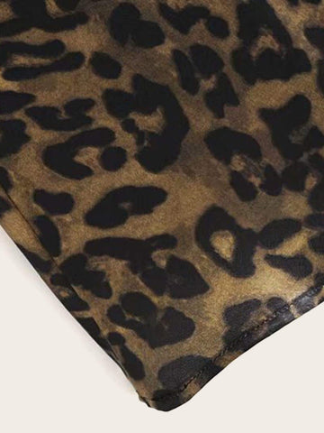 Leopard Print Cami Dress