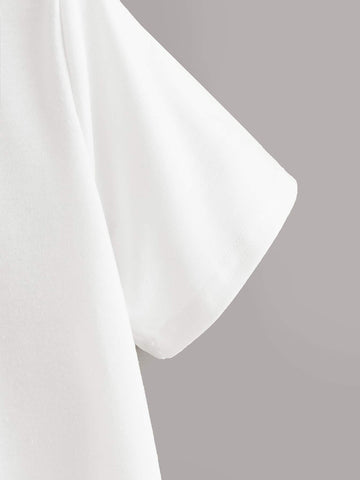 Figure Graphic Round Neck Tee