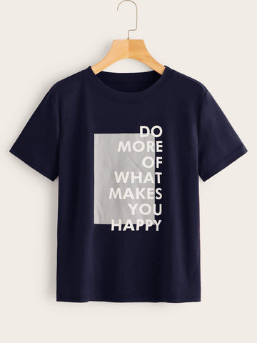 Slogan Graphic Tee