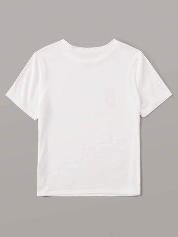 Battery And Letter Graphic Tee
