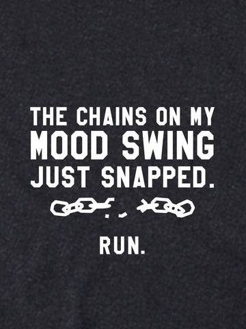 Chain And Slogan Graphic Tee