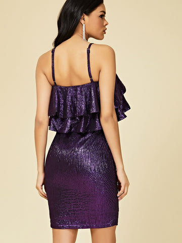 Layered Top Bodycon Dress