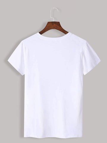 Heart And Letter Graphic Tee