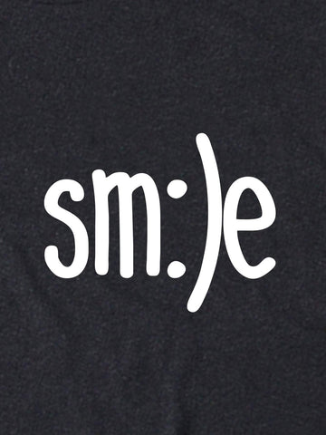 Smile Graphic And Letter Print Tee