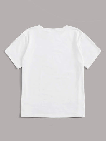 Eye And Mouth Print Tee