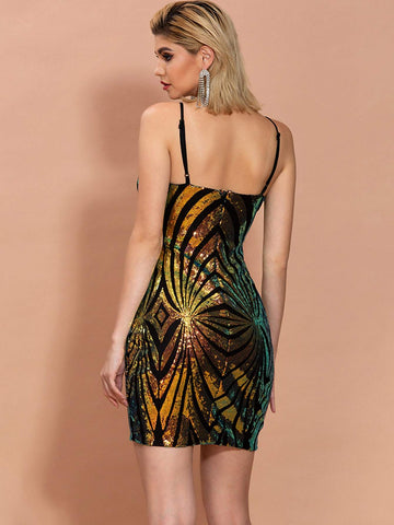 Missord Geo Sequin Cami Dress