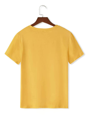 Lip And Letter Graphic Tee