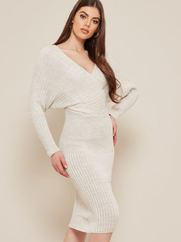 Wrap Knitted Dress