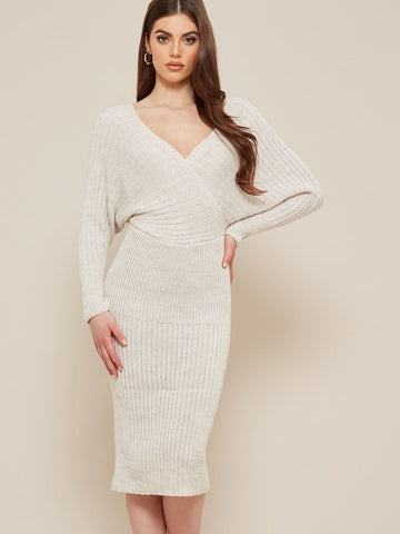 Wrap Knitted Dress