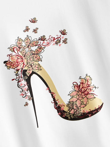 High Heels Print Tee